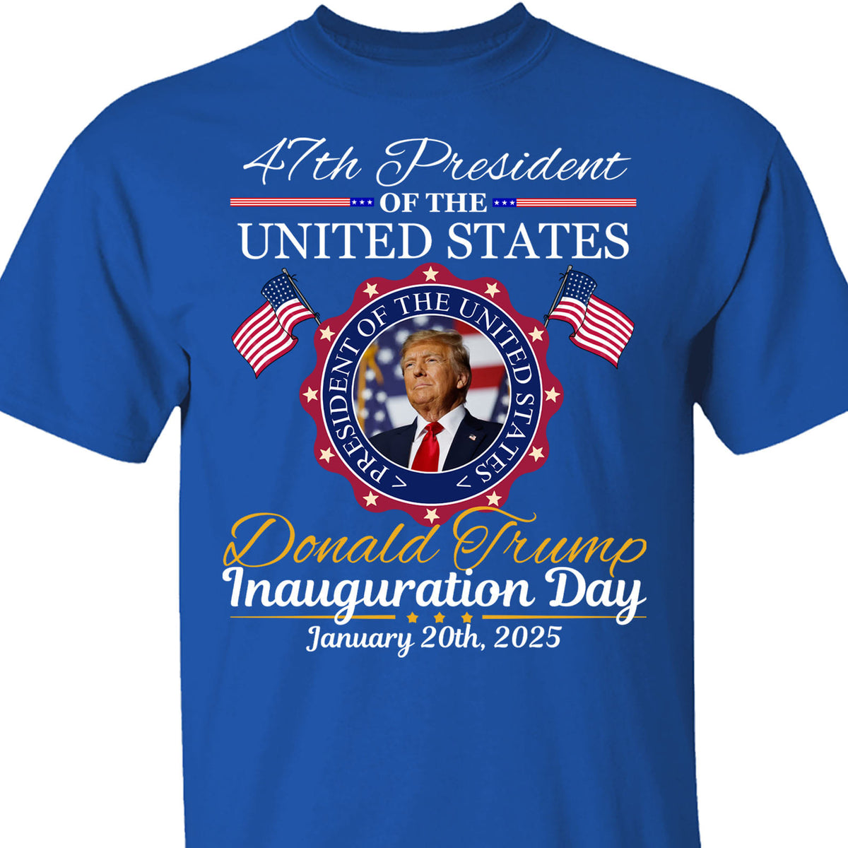 Inauguration Day Shirt, President Trump 47th Tee, Political Shirt Dark 681879 - GOP
