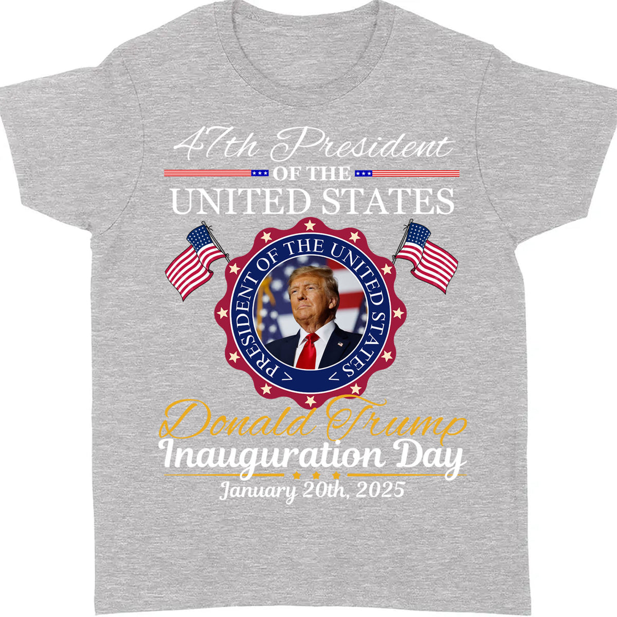 Inauguration Day Shirt, President Trump 47th Tee, Political Shirt Dark 681879 - GOP