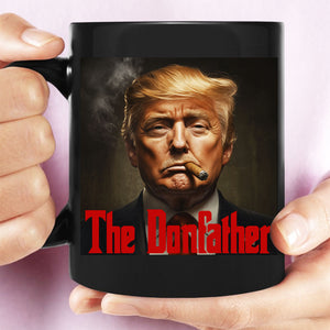 The Donfather, Trump President Mug, Cool President Trump Black Mug 681881 - GOP