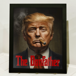 Trump The DonFather Picture Frame, Cool Trump President, Trump Picture Frame 681881 - GOP