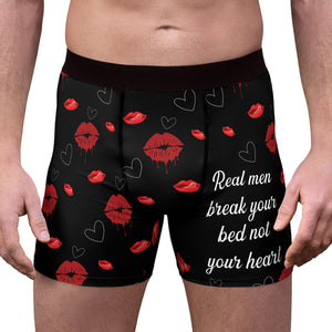 Real Men Break Your Heart Not Your Bed Boxer, Funny Boxer Briefs, Valentines Gift Ideas for Husband, Boyfriend 681889