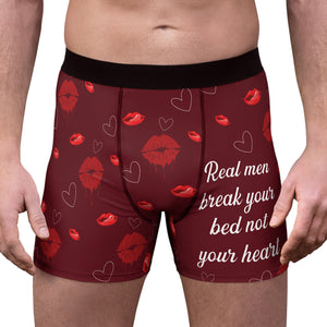 Real Men Break Your Heart Not Your Bed Boxer, Funny Boxer Briefs, Valentines Gift Ideas for Husband, Boyfriend 681889