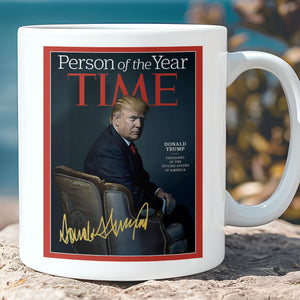 President Trump Person of the Year, Trump Mug Accent Mug, Donald Trump Homage Mug 681890 - GOP