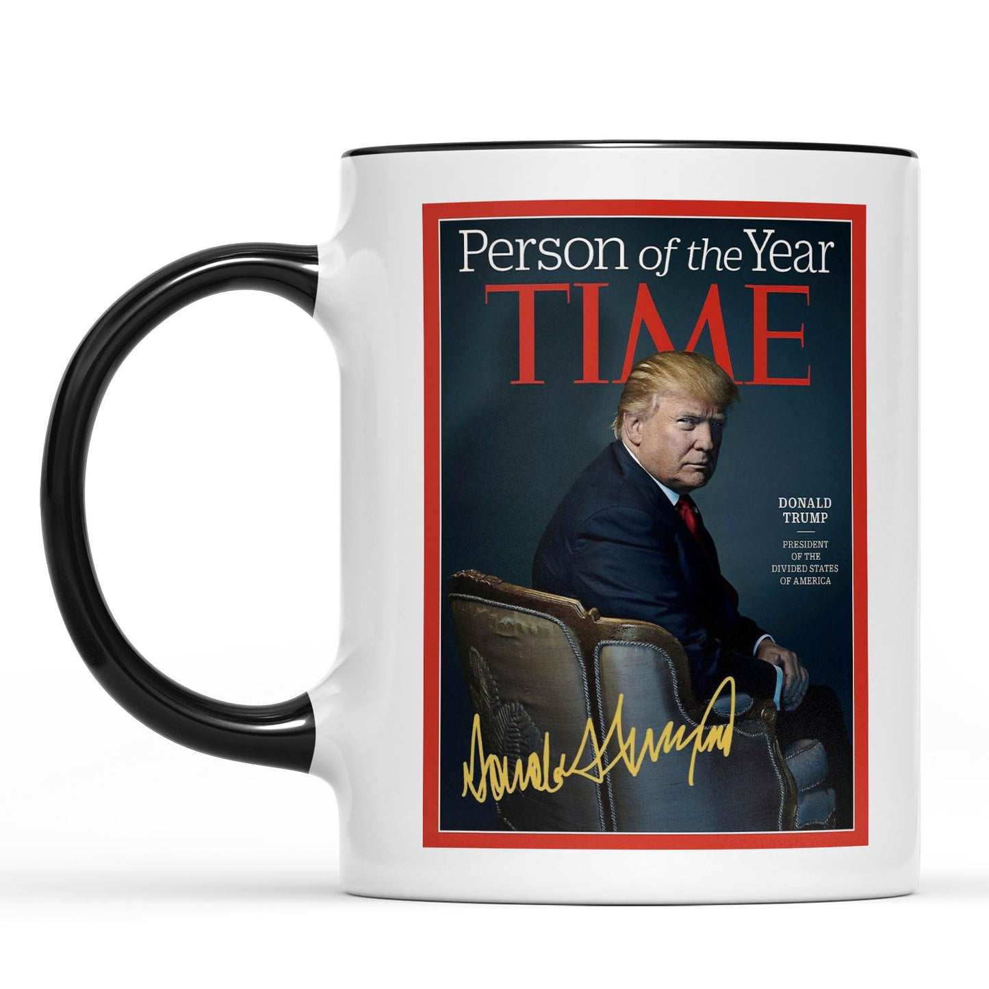 President Trump Person of the Year, Trump Mug Accent Mug, Donald Trump Homage Mug 681890 - GOP