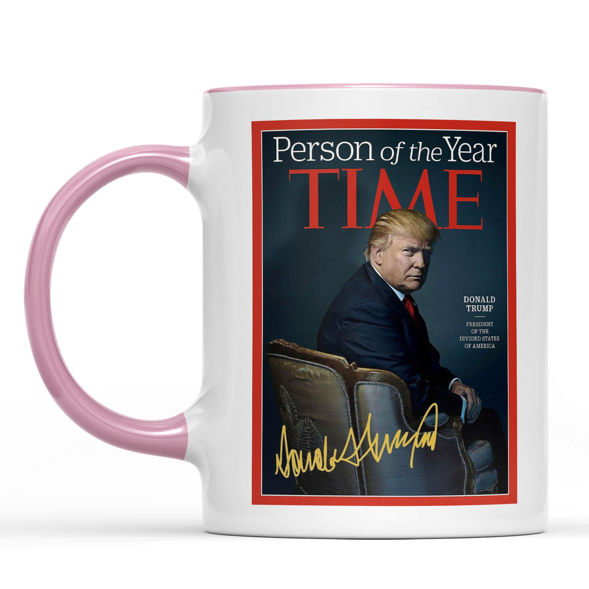 President Trump Person of the Year, Trump Mug Accent Mug, Donald Trump Homage Mug 681890 - GOP
