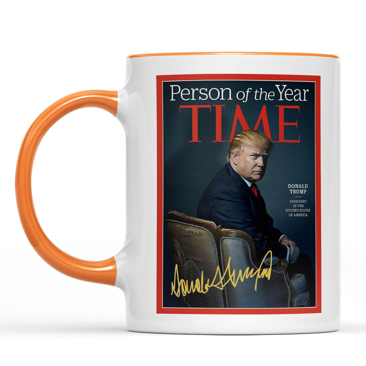 President Trump Person of the Year, Trump Mug Accent Mug, Donald Trump Homage Mug 681890 - GOP