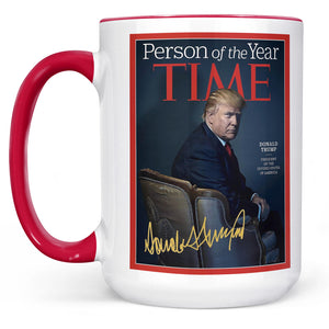 President Trump Person of the Year, Trump Mug Accent Mug, Donald Trump Homage Mug 681890 - GOP