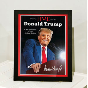 President Donald Trump Time Special Edition Picture Frame, Trump 47th President, Trump Picture Frame 681892 - GOP