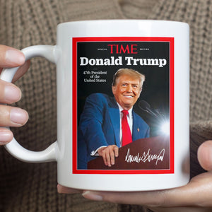 Trump 47th President Special Time, Trump Mug Accent Mug, Donald Trump Homage Mug 681892 - GOP