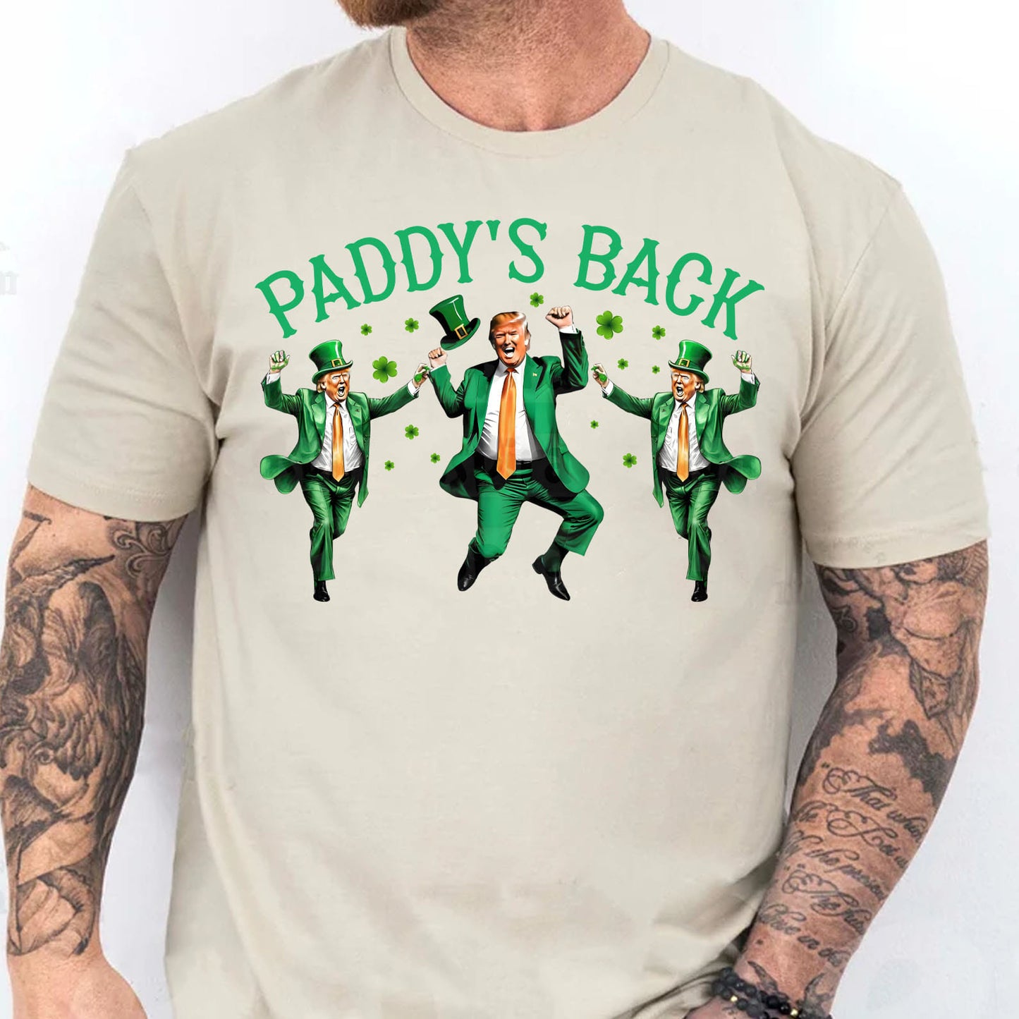 Paddy's Back, Irish Festival, St Patricks Day Shirt, Funny Trump Irish Bright Shirt 681983