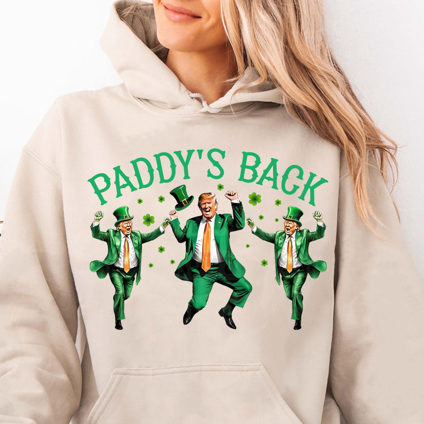 Paddy's Back, Irish Festival, St Patricks Day Shirt, Funny Trump Irish Bright Shirt 681983