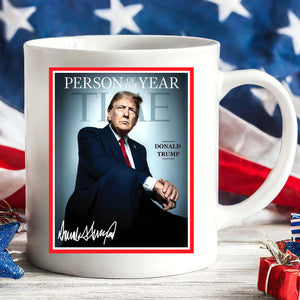 President Trump Person of the Year, Trump Mug Accent Mug, Donald Trump Homage Mug 681893 - GOP