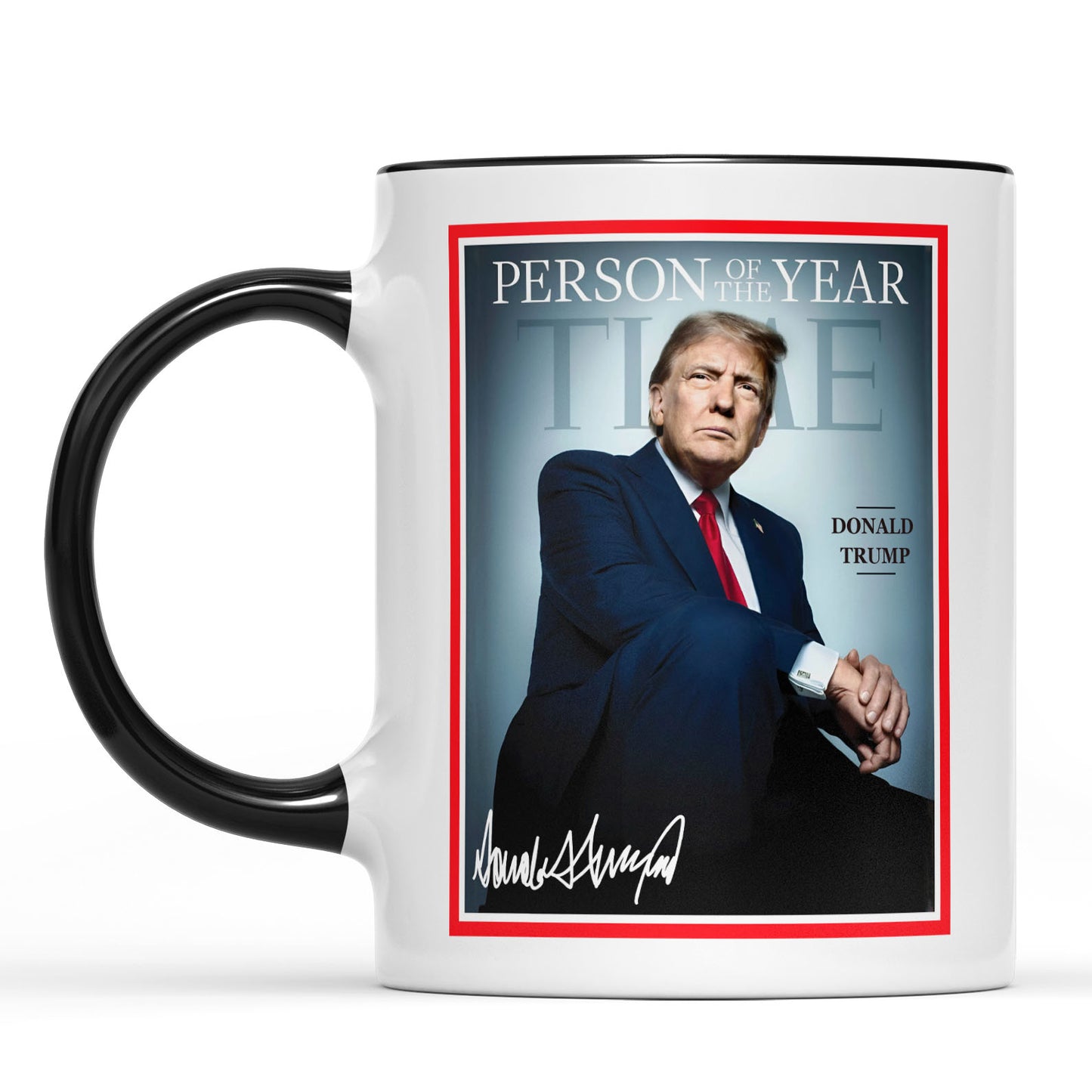 President Trump Person of the Year, Trump Mug Accent Mug, Donald Trump Homage Mug 681893 - GOP