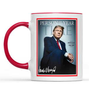 President Trump Person of the Year, Trump Mug Accent Mug, Donald Trump Homage Mug 681893 - GOP