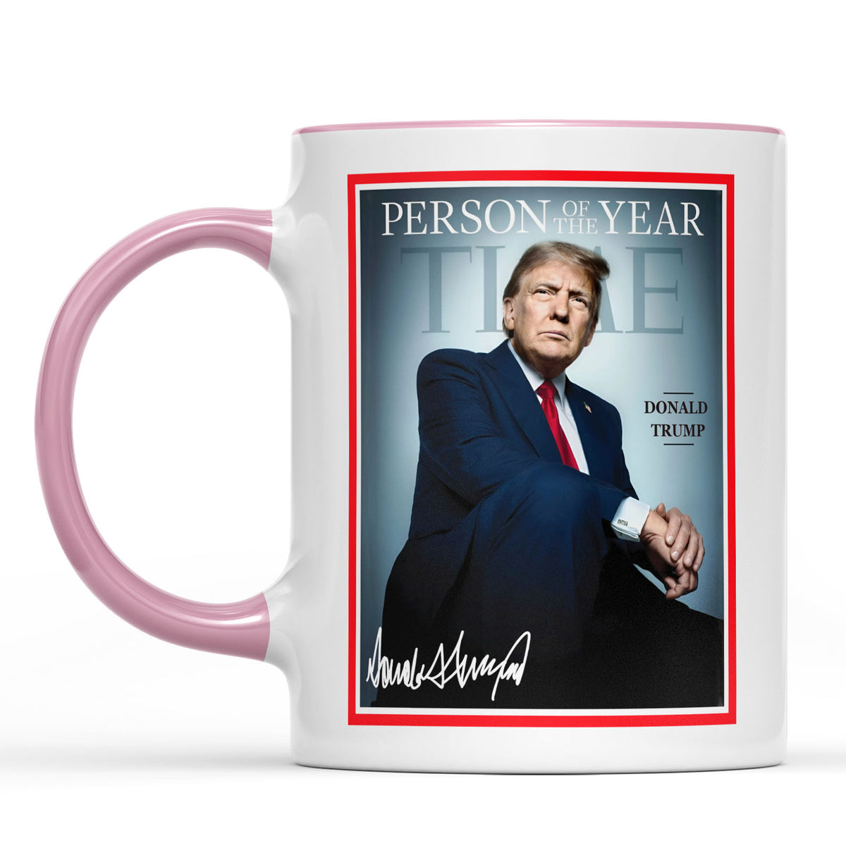 President Trump Person of the Year, Trump Mug Accent Mug, Donald Trump Homage Mug 681893 - GOP