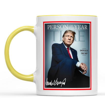 President Trump Person of the Year, Trump Mug Accent Mug, Donald Trump Homage Mug 681893 - GOP