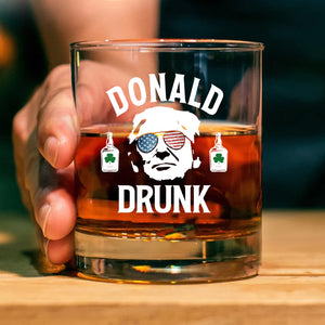 Donald Drunk Beer Glass | President Trump Print Whiskey Glasses, Party President, St Patrick's Day Glass 681900 - GOP