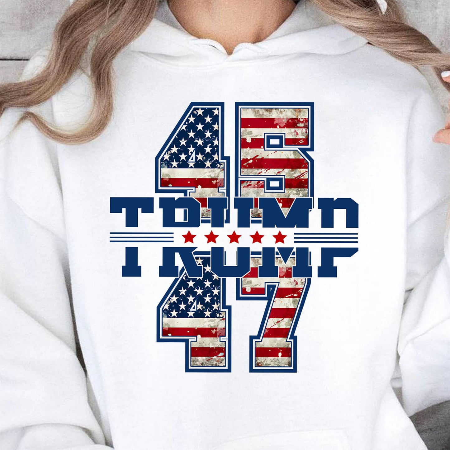 Trump 45 47 Shirt, Donald Trump President Shirt, Trump Patriotic Sweatshirt 681901 - GOP
