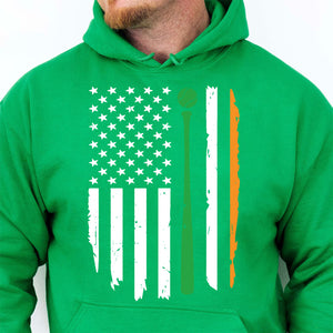 Baseball Irish Flag Shirt, Celebrate St Patrick's Day Shirt, Sports St. Patrick's Day Shirt 681911