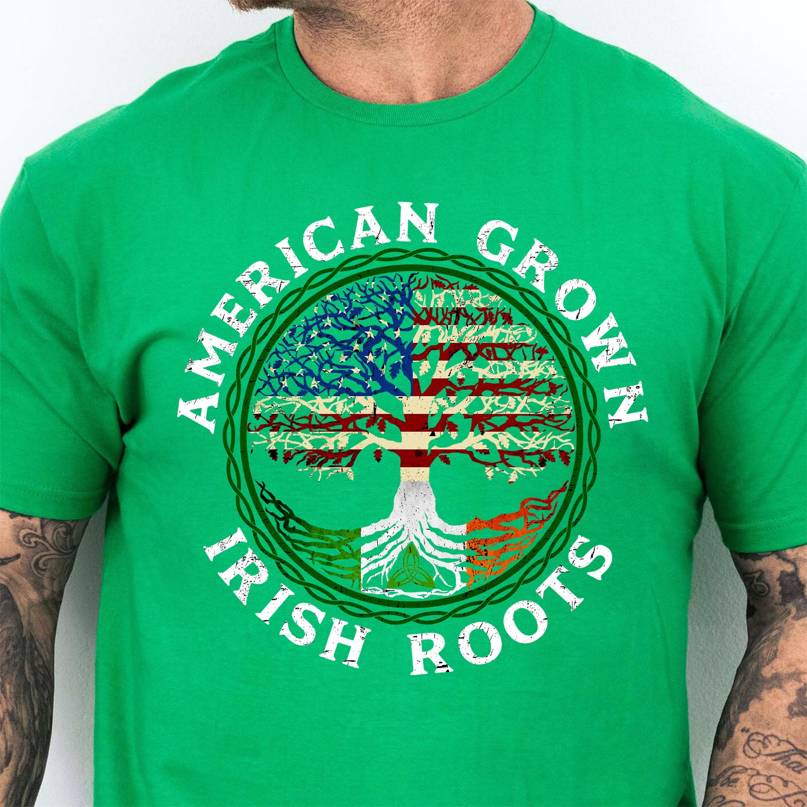 American Grown Irish Roots Shirt, Celebrate St Patrick's Day Shirt, St. Patrick's Day Shirt 681919