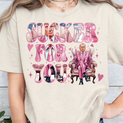 Trump Adult Joke Valentine Day, Funny Valentines Shirt, Trump Valentine's Day Sweatshirt Bright 681934 - GOP