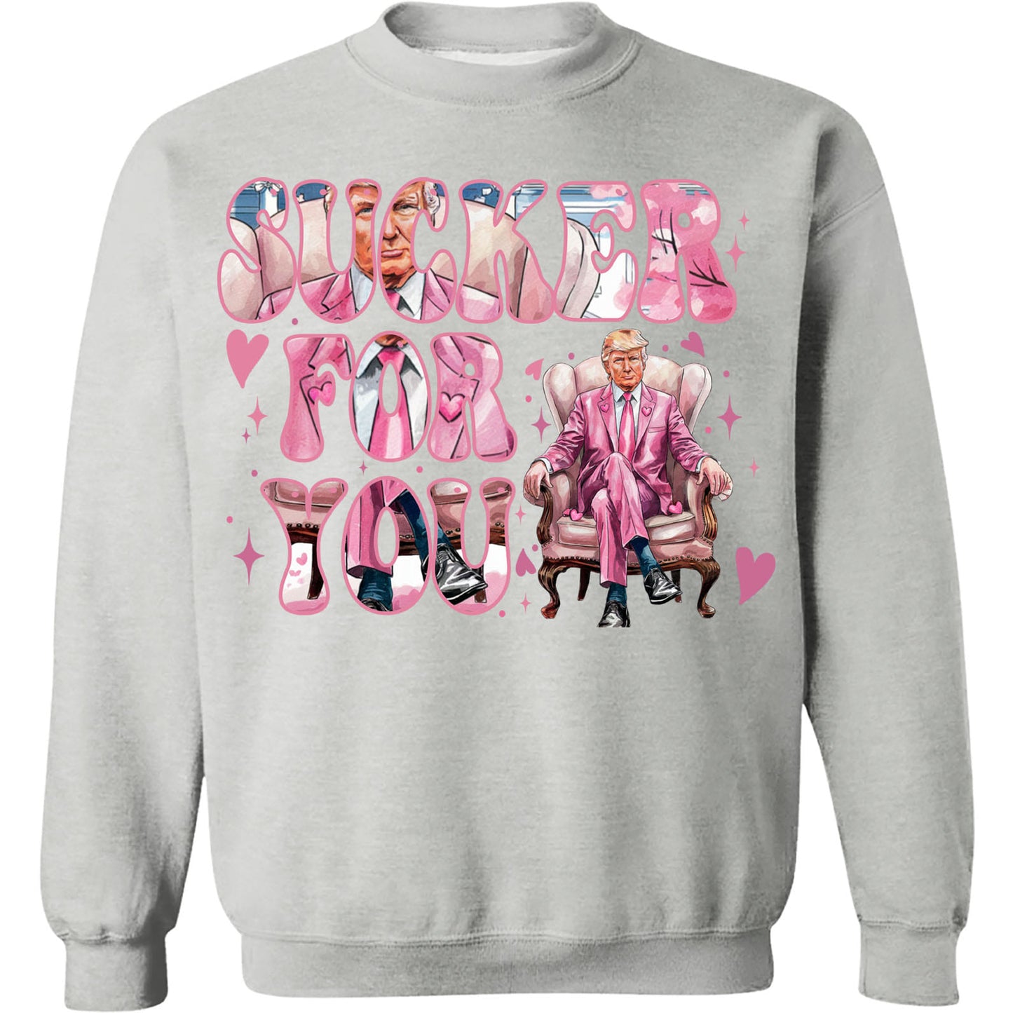 Trump Adult Joke Valentine Day, Funny Valentines Shirt, Trump Valentine's Day Sweatshirt Bright 681934 - GOP