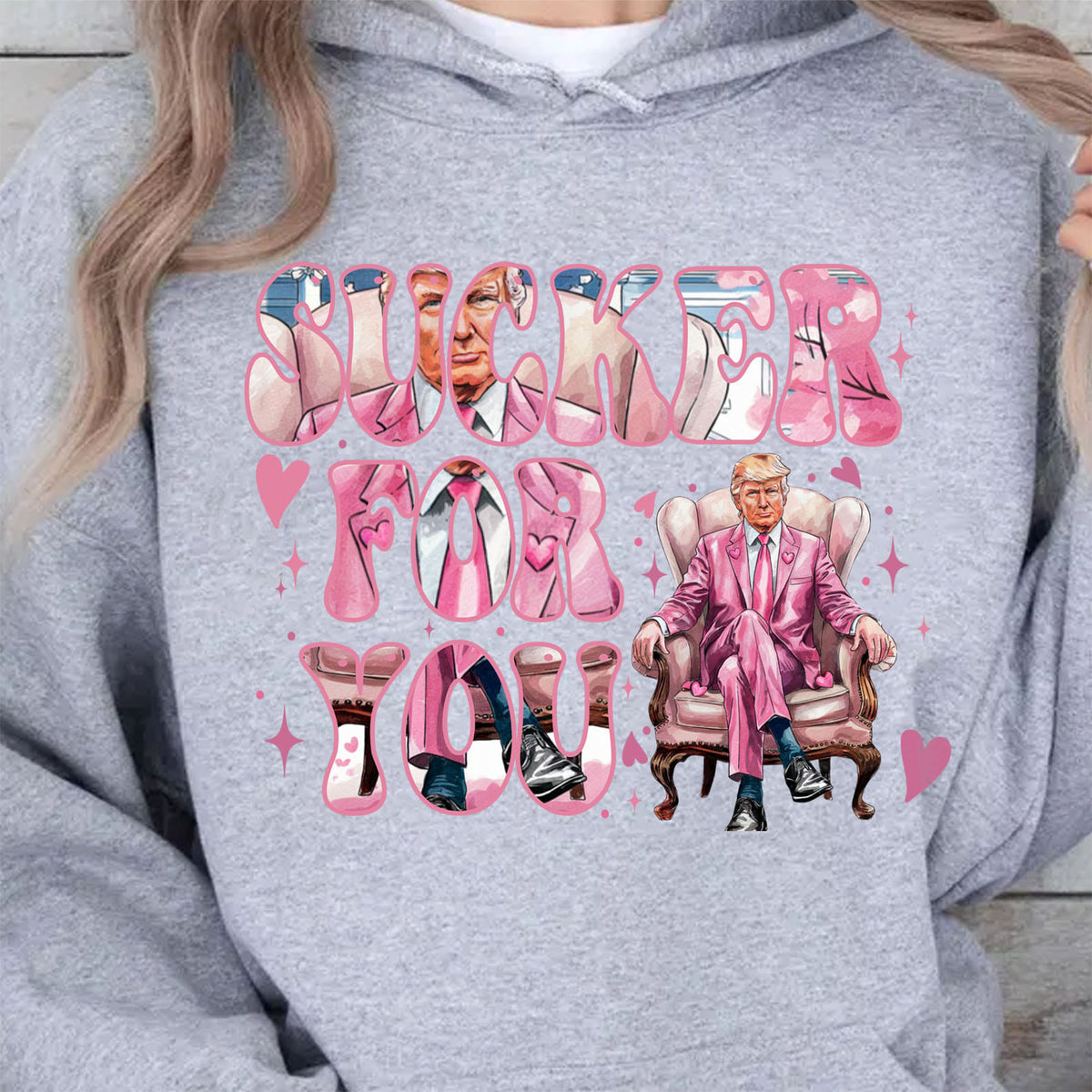 Trump Adult Joke Valentine Day, Funny Valentines Shirt, Trump Valentine's Day Sweatshirt Bright 681934 - GOP