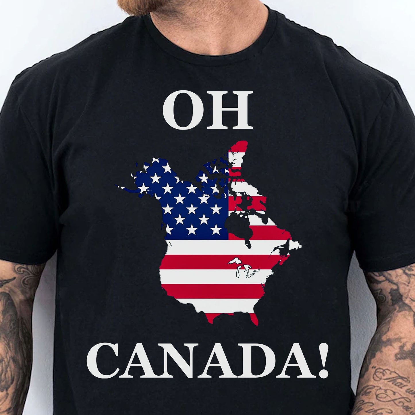 Political Oh Canada Shirt, Canada America's 51st State Shirt 681959 - GOP