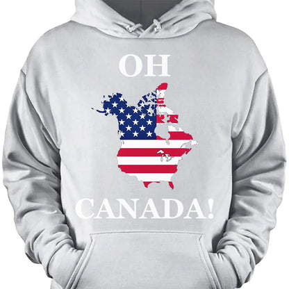 Political Oh Canada Shirt, Canada America's 51st State Shirt 681959 - GOP