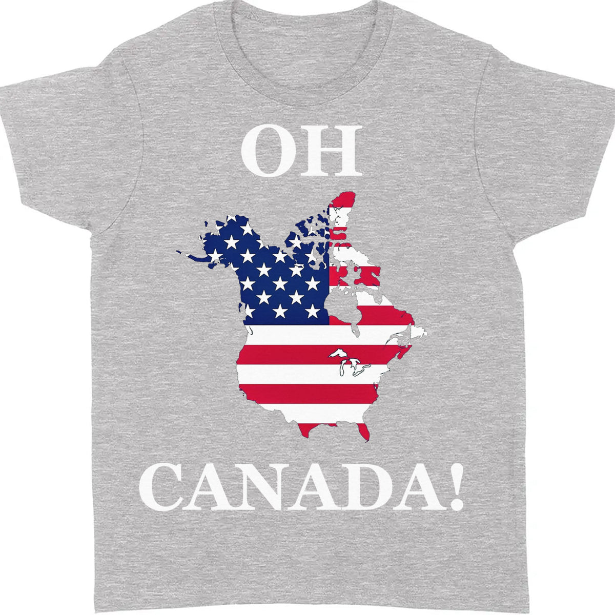 Political Oh Canada Shirt, Canada America's 51st State Shirt 681959 - GOP