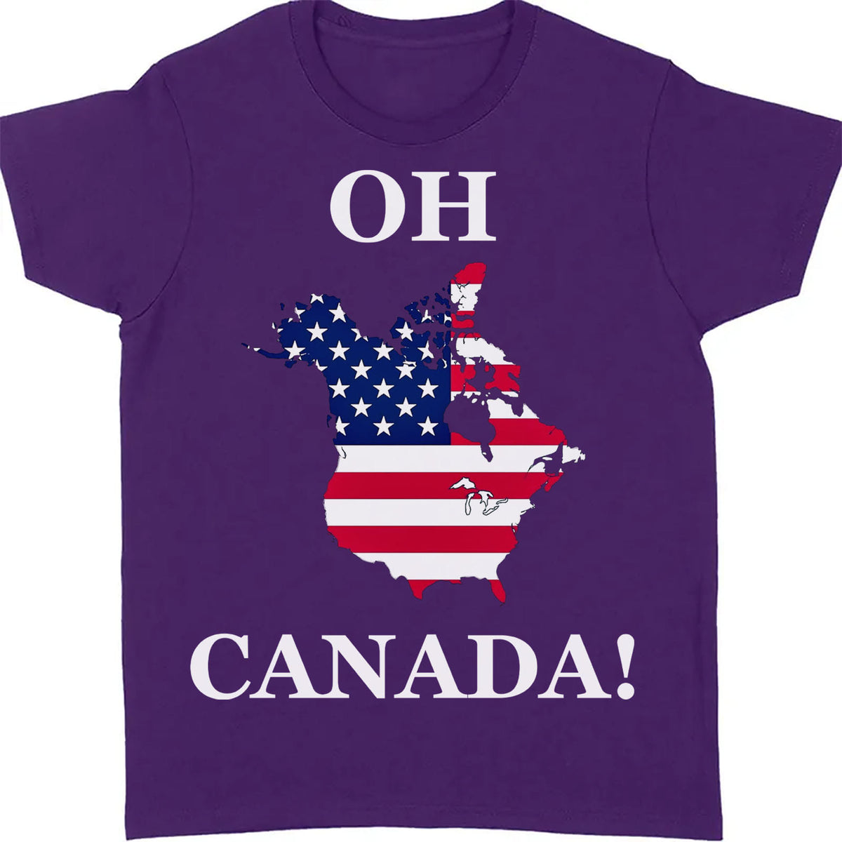 Political Oh Canada Shirt, Canada America's 51st State Shirt 681959 - GOP