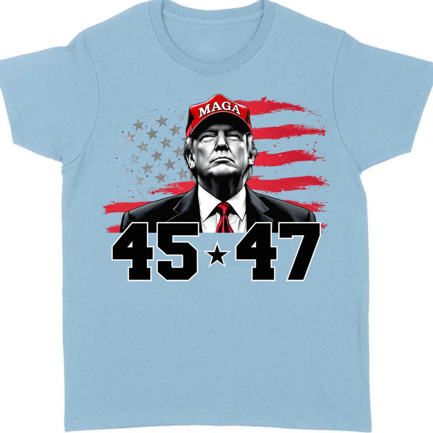 Trump MAGA 45 47 Shirt, President 47th Trump, Trump Patriotic Shirt, Republican Shirt Bright 681981 - GOP