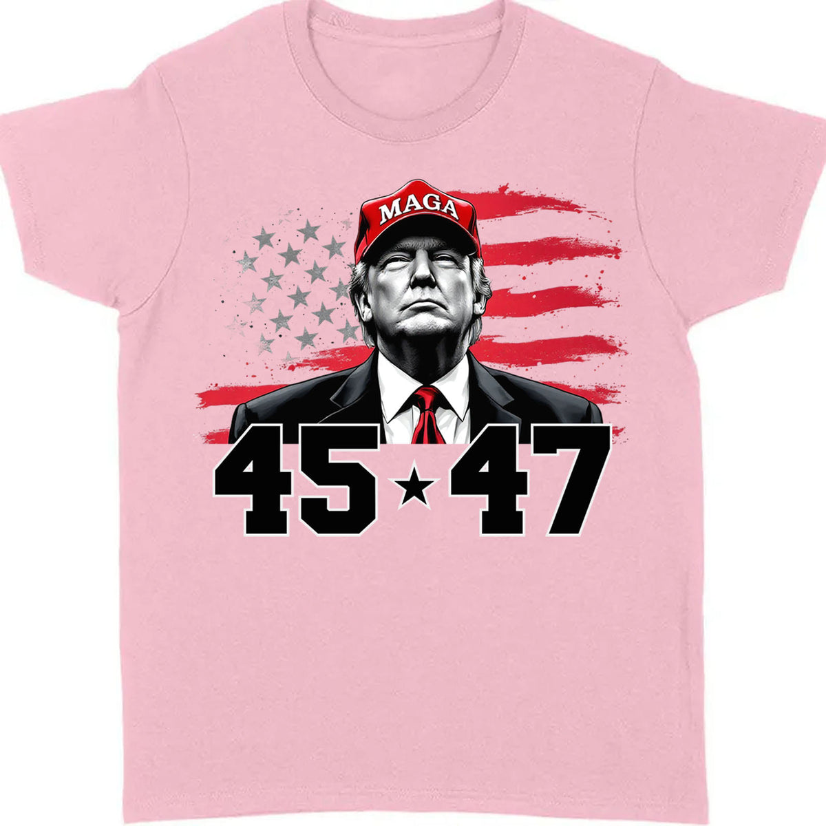 Trump MAGA 45 47 Shirt, President 47th Trump, Trump Patriotic Shirt, Republican Shirt Bright 681981 - GOP