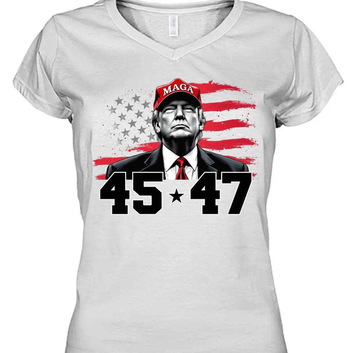 Trump MAGA 45 47 Shirt, President 47th Trump, Trump Patriotic Shirt, Republican Shirt Bright 681981 - GOP
