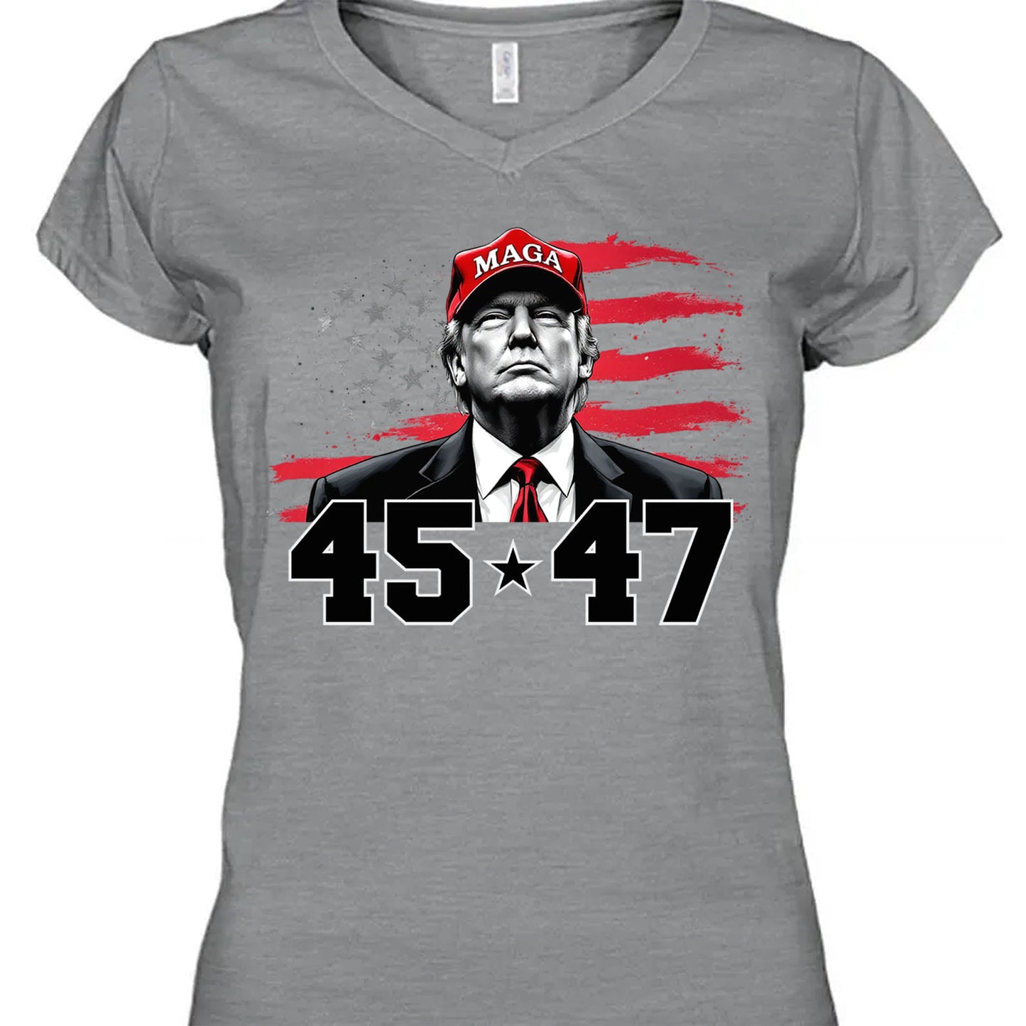 Trump MAGA 45 47 Shirt, President 47th Trump, Trump Patriotic Shirt, Republican Shirt Bright 681981 - GOP