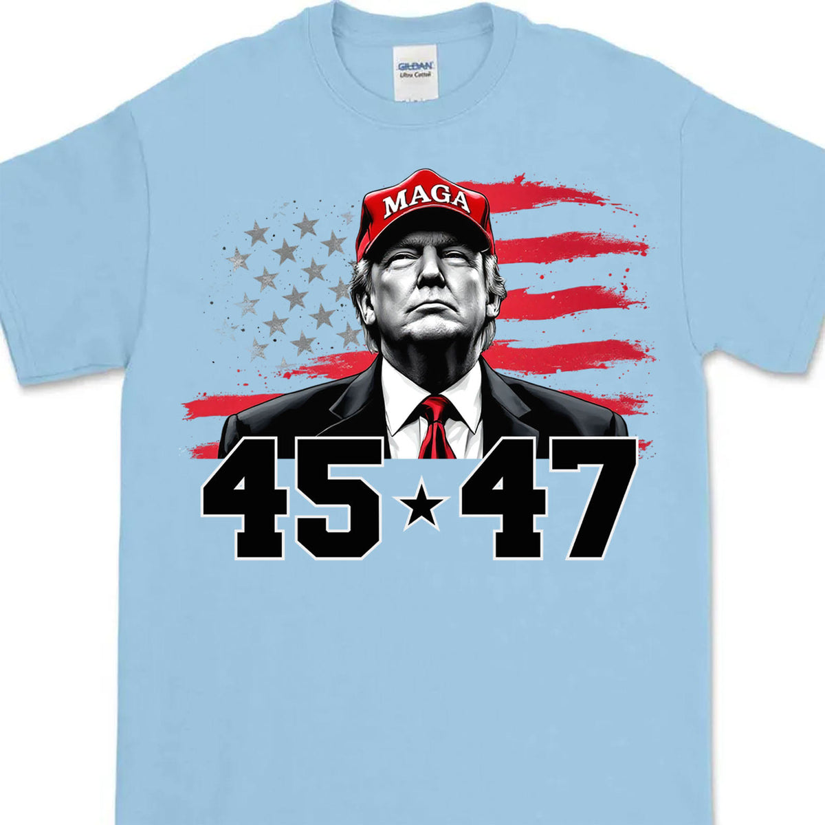 Trump MAGA 45 47 Shirt, President 47th Trump, Trump Patriotic Shirt, Republican Shirt Bright 681981 - GOP