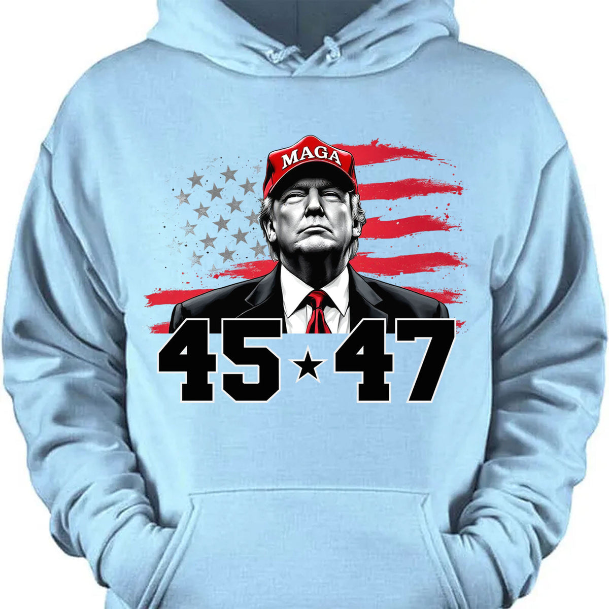 Trump MAGA 45 47 Shirt, President 47th Trump, Trump Patriotic Shirt, Republican Shirt Bright 681981 - GOP