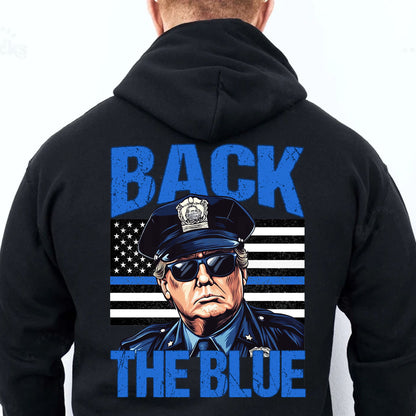 Trump Back The Blue Shirt, Police For Trump Shirt, Trump Cops Shirt, Republican Dark Backside Shirt 681984 - GOP