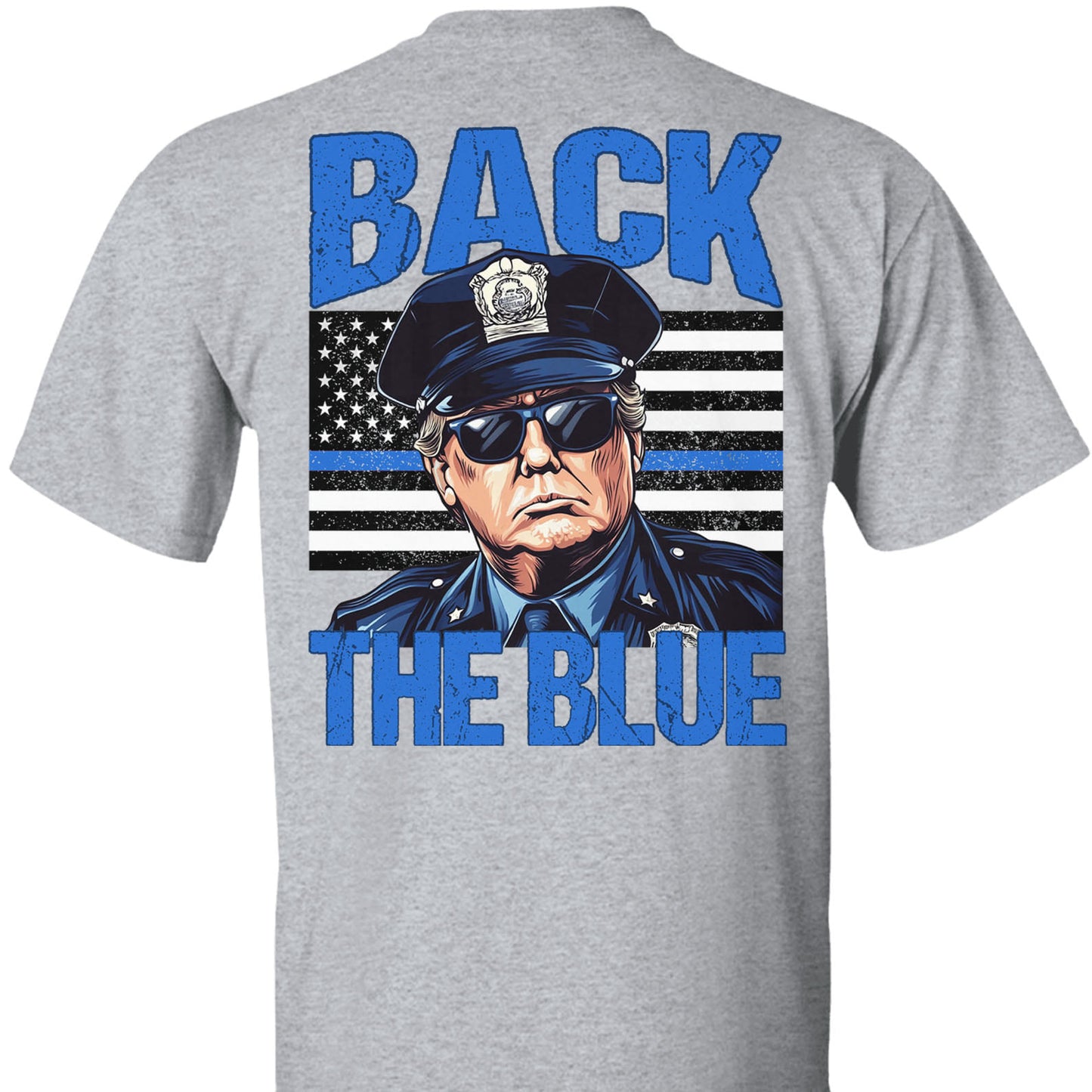 Trump Back The Blue Shirt, Police For Trump Shirt, Trump Cops Shirt, Republican Dark Backside Shirt 681984 - GOP
