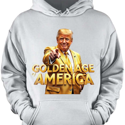 Trump Golden Age of America Shirt, Trump Golden Shirt, Republican Dark Shirt 681988 - GOP