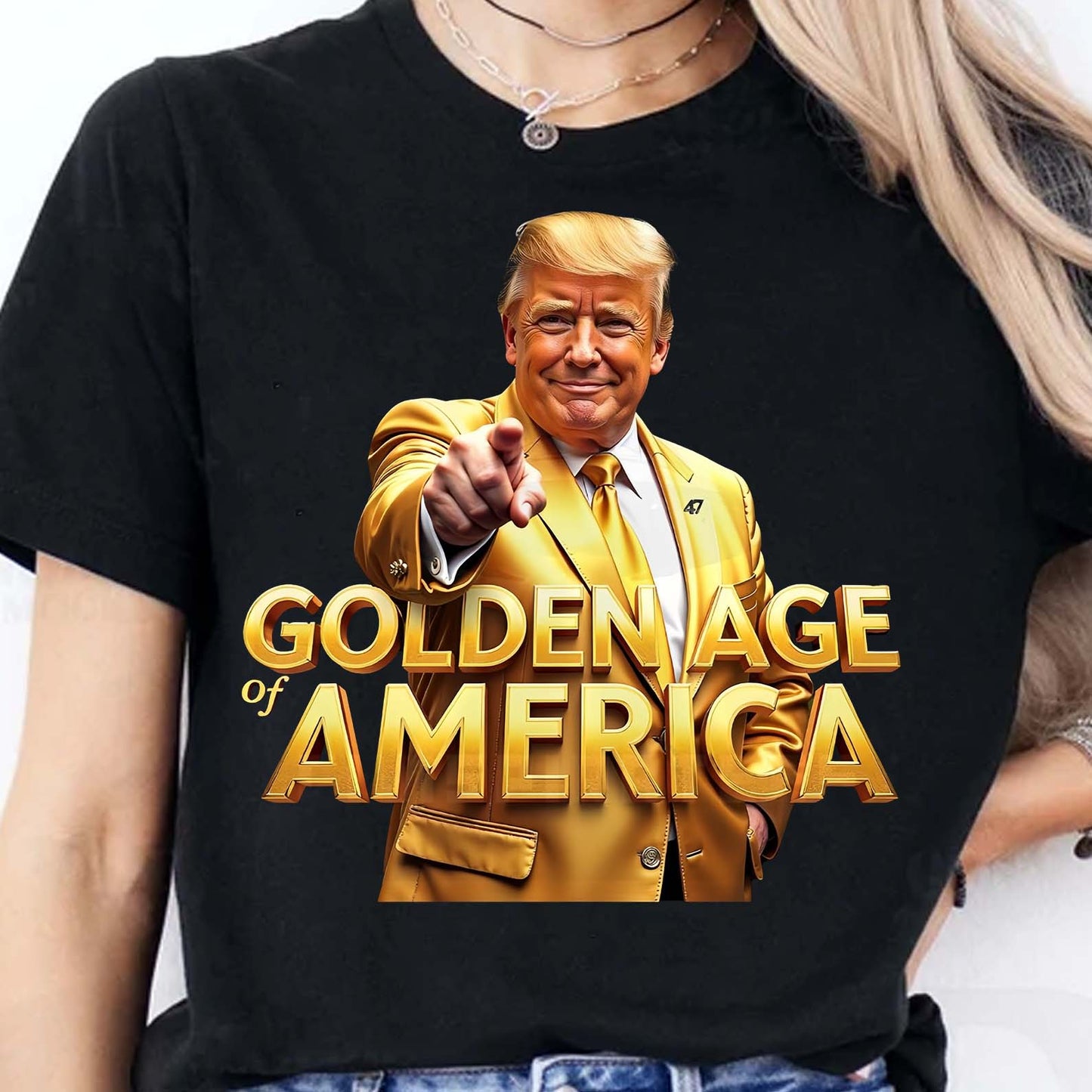 Trump Golden Age of America Shirt, Trump Golden Shirt, Republican Dark Shirt 681988 - GOP