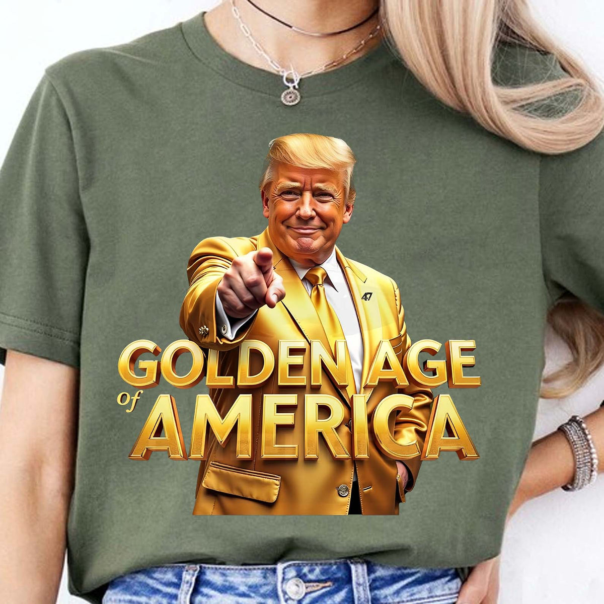 Trump Golden Age of America Shirt, Trump Golden Shirt, Republican Dark Shirt 681988 - GOP