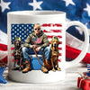 Trump Hunting Mug, Trump American Flag Mug, Funny President Hunting Mug, Trump White Mug  Accent Mug 682005 - GOP