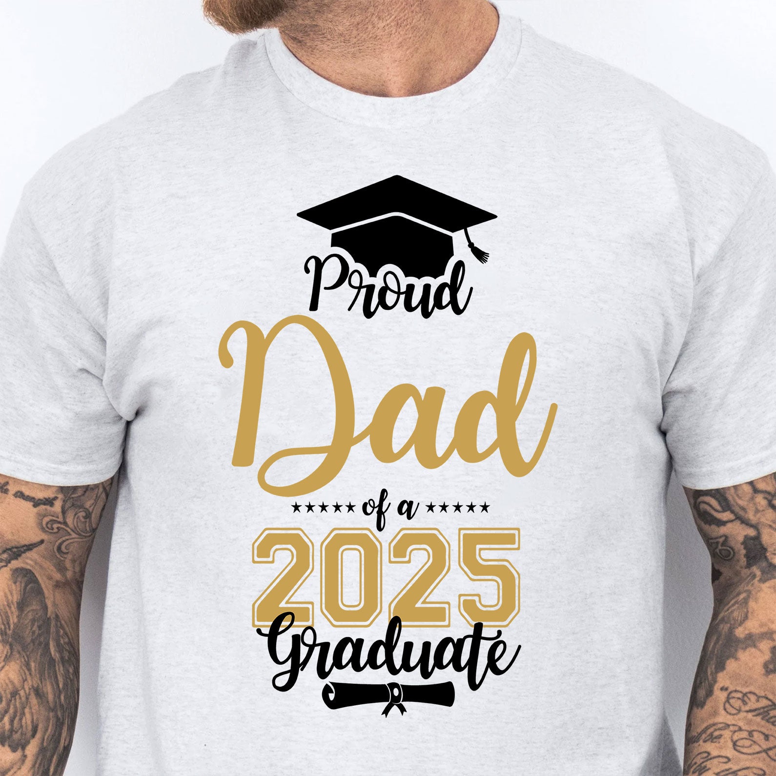 Proud Dad Of A 2025 Graduate, Graduation Bright Shirt Design, Class Of 2025, Graduation 2025, Gift For Dad Brother Grandpa 682031