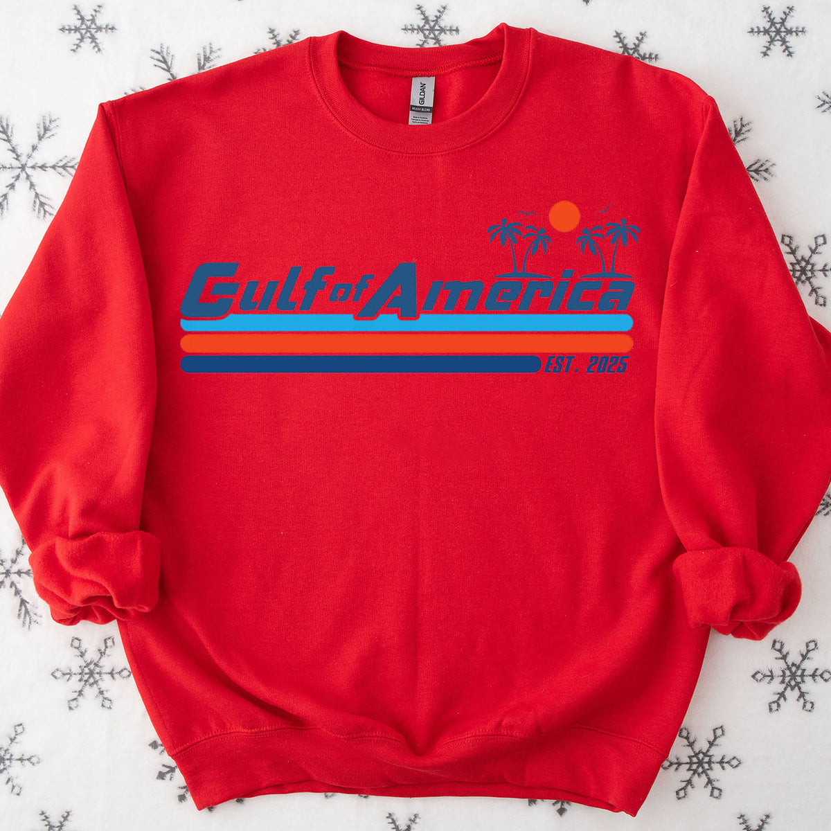 Gulf of America Est 2025, America Patriotic Vintage Sweatshirt, America Gulf Coast Bright Shirt 682038 - GOP
