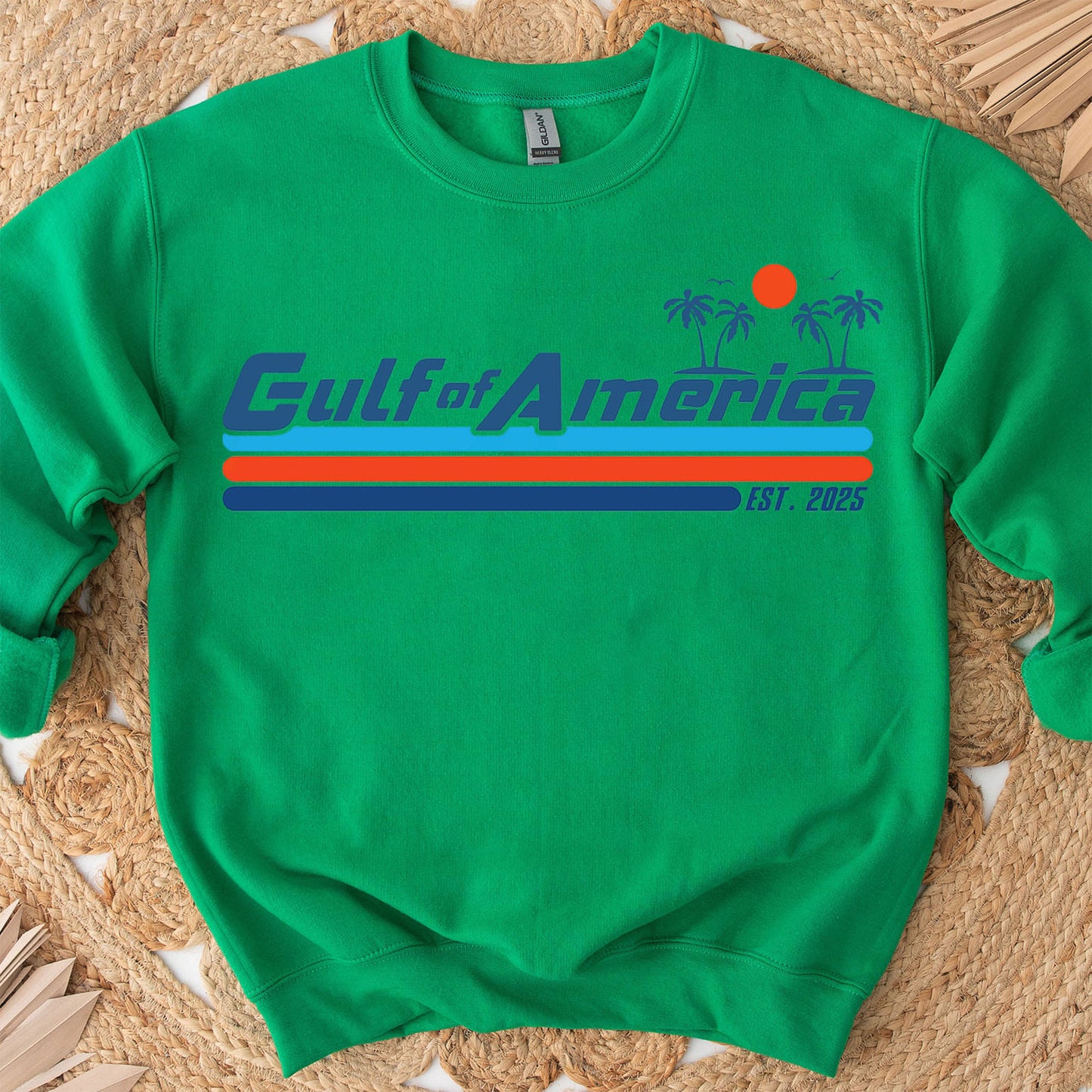 Gulf of America Est 2025, America Patriotic Vintage Sweatshirt, America Gulf Coast Bright Shirt 682038 - GOP