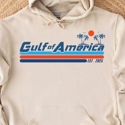 Gulf of America Est 2025, America Patriotic Vintage Sweatshirt, America Gulf Coast Bright Shirt 682038 - GOP