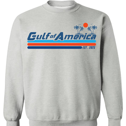 Gulf of America Est 2025, America Patriotic Vintage Sweatshirt, America Gulf Coast Bright Shirt 682038 - GOP