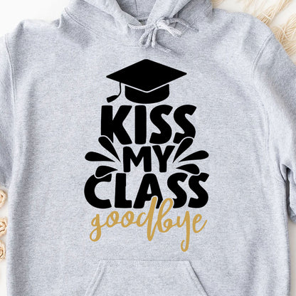 Kiss My Class Goodbye, Graduation Bright Shirt Design, Class Of 2025, Graduation 2025 682039