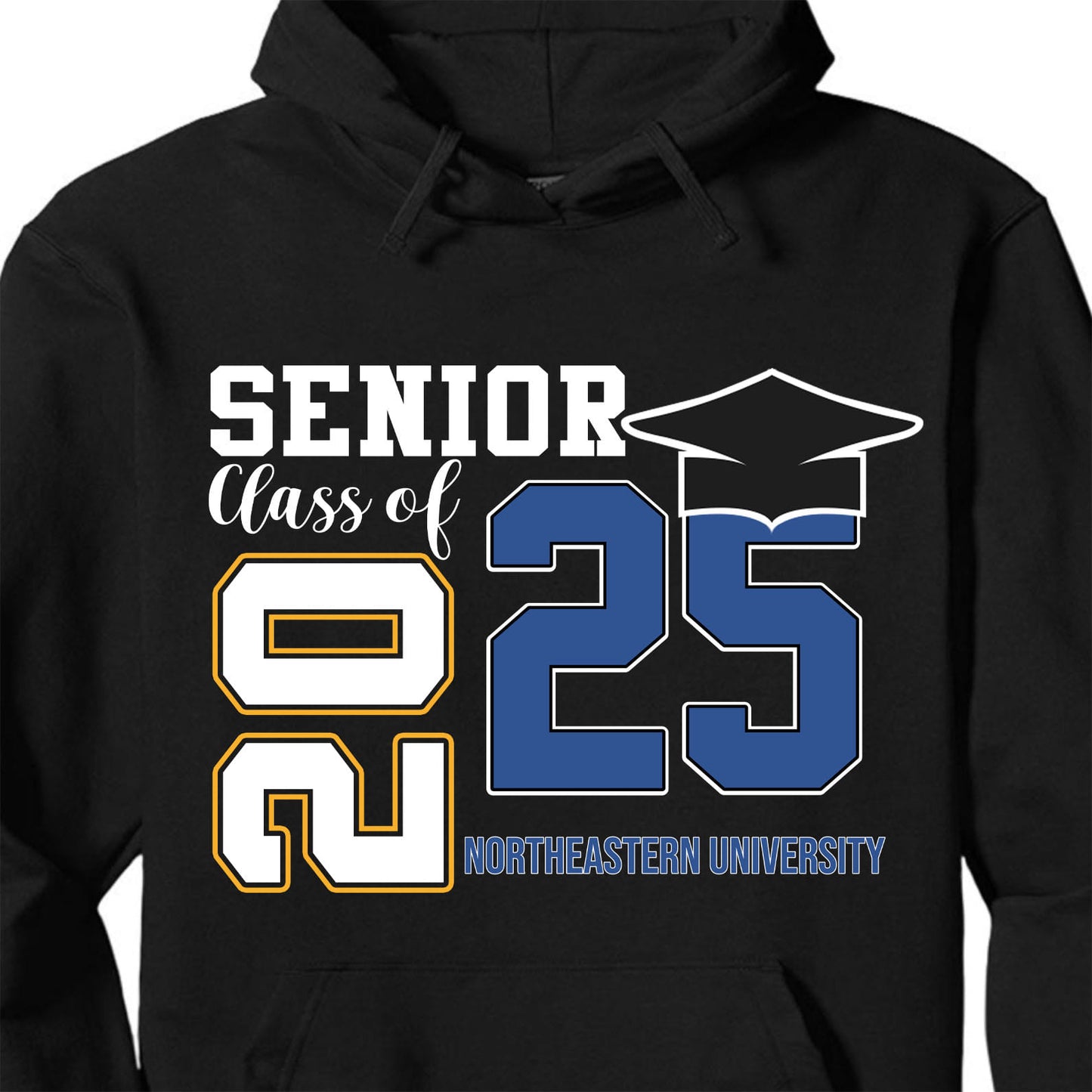 Senior Class of 25, Graduation Dark Shirt Design, Class Of 2025, Graduation 2025 682040